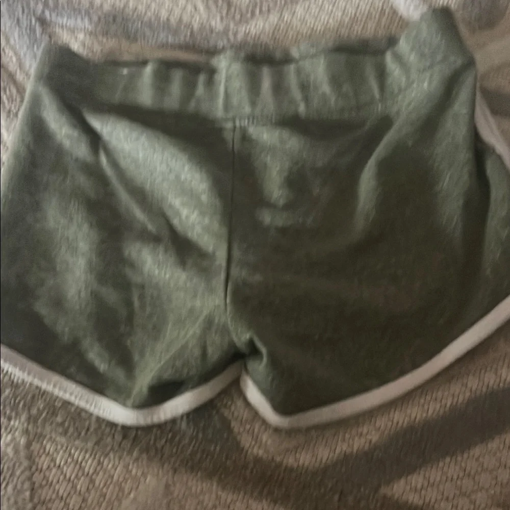 Justice Green Athletic Shorts with Drawstring Waistband